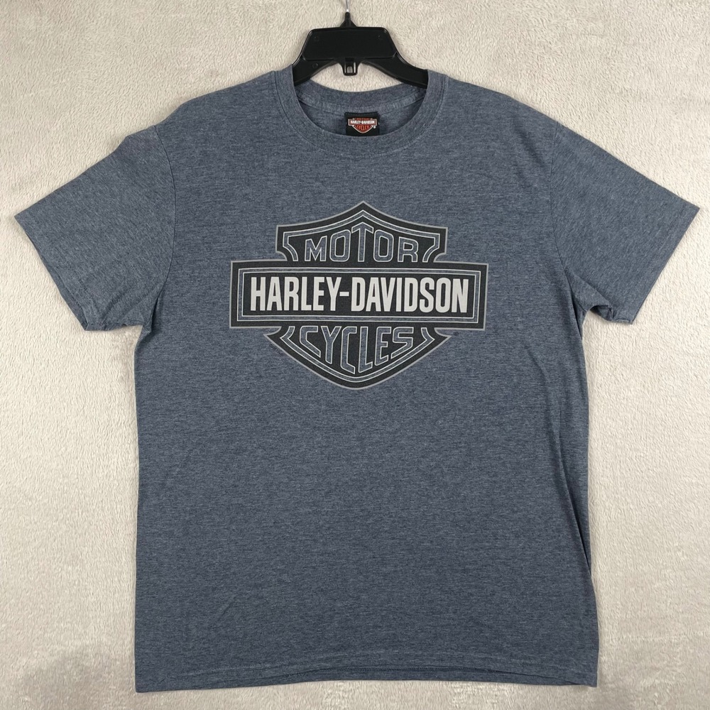 Harley Davidson Shirt Mens Large Gray Myrtle Beach South Carolina Graphic Tee